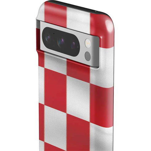 Croatia Soccer Flag Google Pixel 8 Pro Impact Case